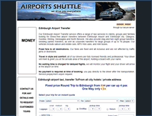 Tablet Screenshot of edinburgh.airports-shuttle.com