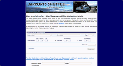 Desktop Screenshot of milan.airports-shuttle.com