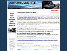 Tablet Screenshot of london.airports-shuttle.com